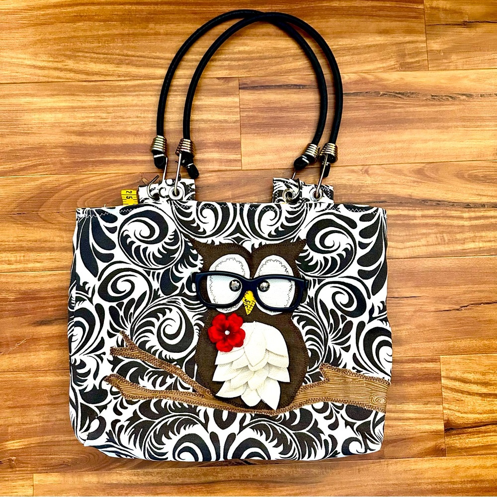 Upcycled Owl Bag/Purse